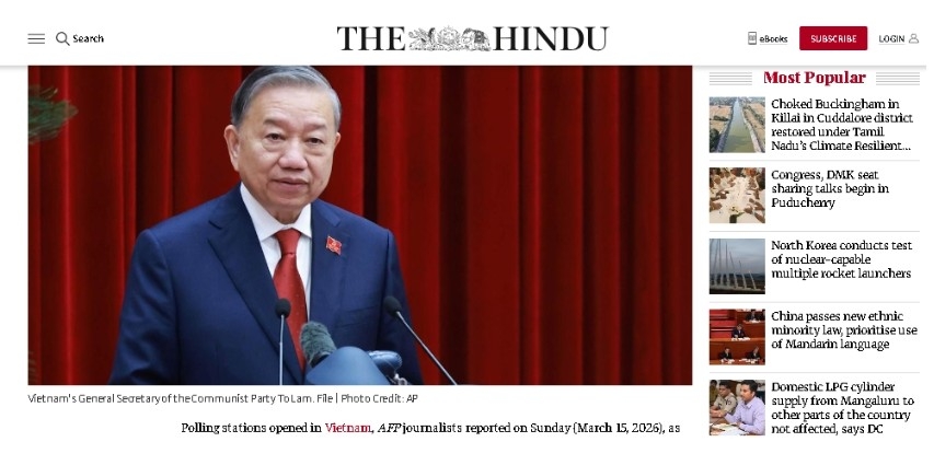 International media, experts highlight significance of Vietnam’s election day